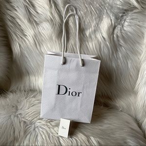 Dior Small Shopping Bag classic white